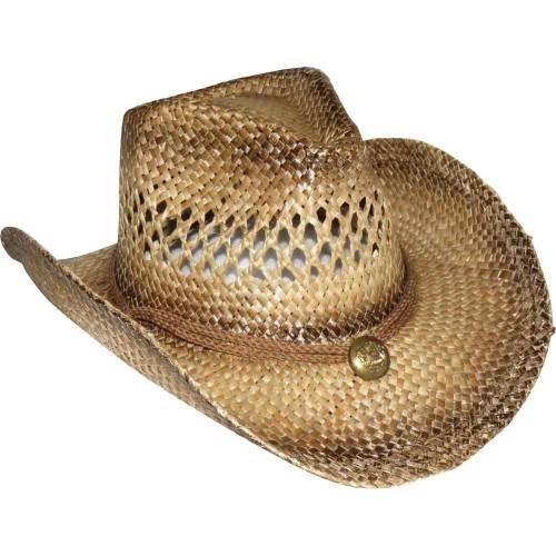 Pălărie Cowboy din Paie WILD WEST SH24407 · Galben 