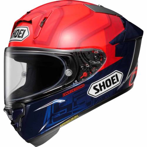 Cască Moto Integrală SHOEI X-SPR PRO Marquez7 TC-1 · Roșu / Albastru 