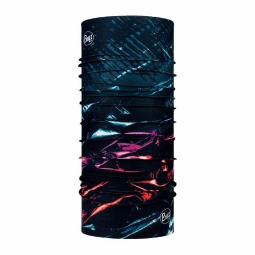 Bandană tubulară multifunctională BUFF COOLNET UV+ XCROSS · Albastru / Roz / Portocaliu 