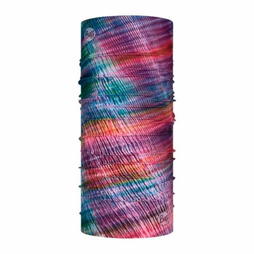 Bandană tubulară multifunctională BUFF ORIGINAL ECOSTRETCH SHANADU MULTI · Albastru / Mov / Portocaliu 