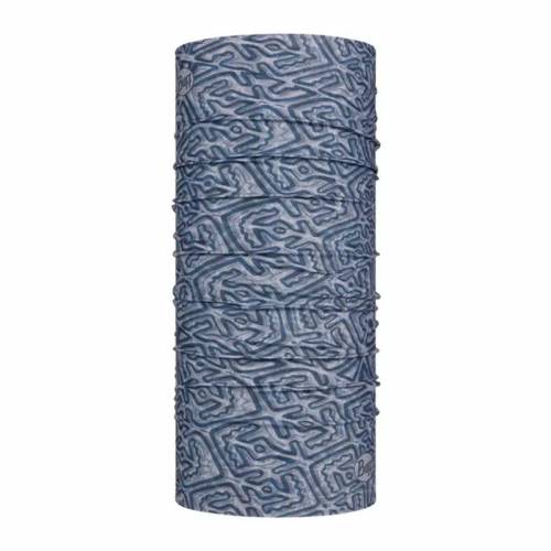 Bandană Tubulară Multifunctională BUFF ORIGINAL ECOSTRETCH KUNAK STEEL · Albastru / Gri 
