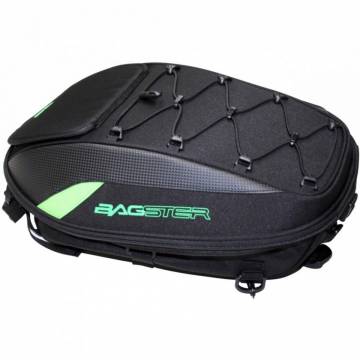 Geantă Moto pentru Șa BAGSTER SPIDER · Negru / Verde  - 0