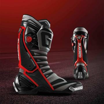 Cizme Moto Sport - Racing cu DryTech GAERNE GP1 EVO · Gri / Roșu / Negru  - 1