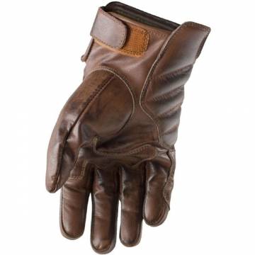 Mănuși Moto din Piele TRILOBITE CAFE · Maro  - 1