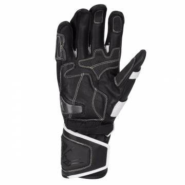 Mănuși Moto din Piele BERING PRO-R · Negru / Alb  - 2