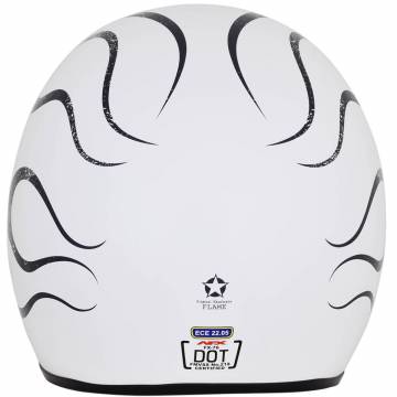 Cască Moto Open-Face AFX FX76 VINTAGE · Alb / Albastru  - 1