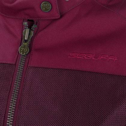 Geacă Moto Damă de Vară SEGURA LADY OSKAR · Bordo  - 2