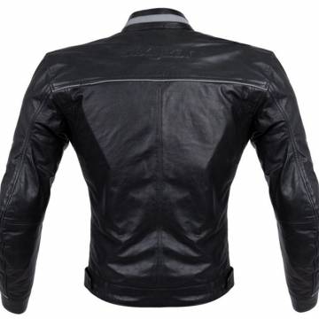 Geacă Moto de Vară din Piele Naturală SIXGEAR ORLANDO · Negru  - 13
