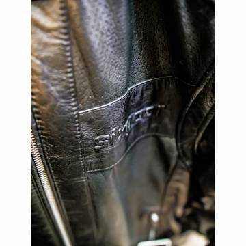 Geacă Moto de Vară din Piele Naturală Perforată SIXGEAR ORLANDO AIR · Negru  - 7