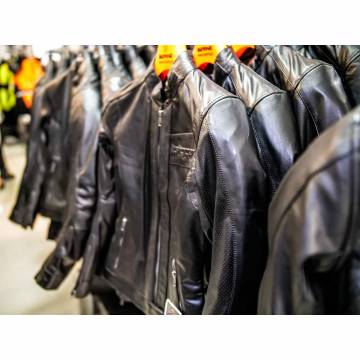 Geacă Moto Damă din Piele Naturală Perforată SIXGEAR MILA AIR · Negru  - 3