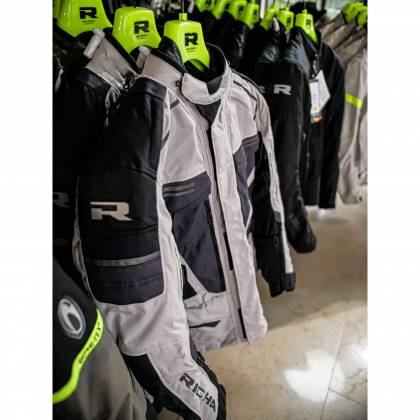 Geacă Moto din Textil RICHA TOUAREG 2 · Gri / Negru  - 1