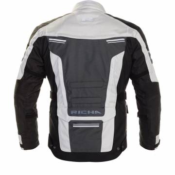 Geacă Moto din Textil RICHA TOUAREG 2 · Gri / Negru  - 5