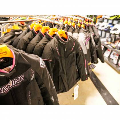 Geacă Moto Damă din Textil BERING LADY PARADISE · Negru / Roz  - 2