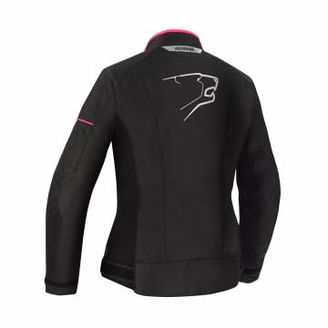 Geacă Moto Damă din Textil BERING LADY PARADISE · Negru / Roz  - 5