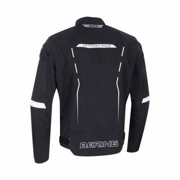 Geacă Moto din Textil BERING KALOWAY · Negru / Alb  - 1