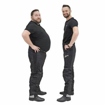 Pantaloni Moto de Vară din Textil SPEED UP ENTER · Negru  - 2