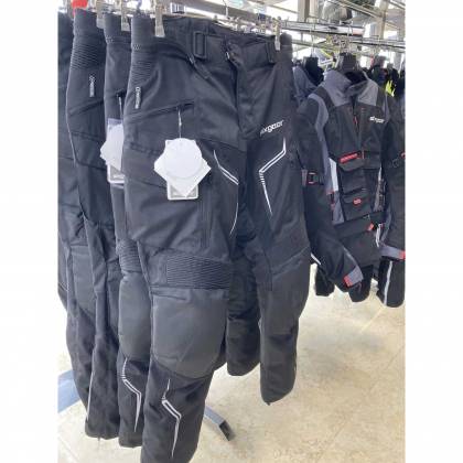 Pantaloni Moto din Textil SIXGEAR REVO · Negru  - 3