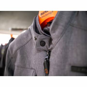 Geacă Moto din Textil BERING CARVER · Gri  - 8