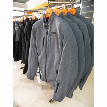 Geacă Moto din Textil BERING CARVER · Gri  - 6