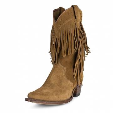 Cizme Cowboy Damă SENDRA BOOTS 17167 Gene Serraje Kaleido 158 · Maro  - 1