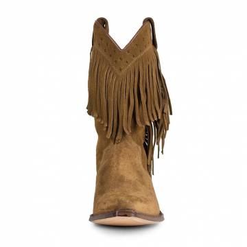 Cizme Cowboy Damă SENDRA BOOTS 17167 Gene Serraje Kaleido 158 · Maro  - 2