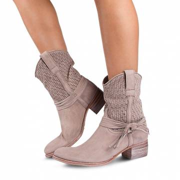 Botine Cowboy Damă SENDRA BOOTS 9578 Sara Inca Oxido 535 · Gri  - 5