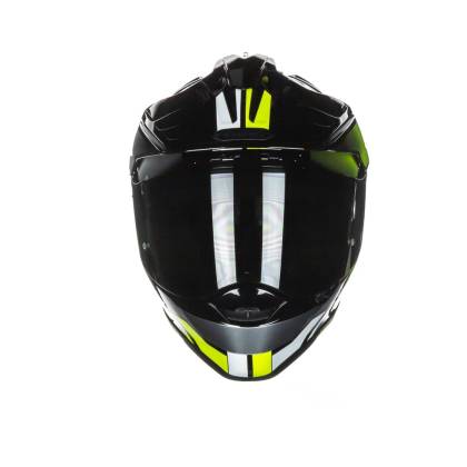 Cască Moto Integrală SHOEI HORNET ADV SOVEREIGN TC-3 · Verde-fluo / Gri  - 1