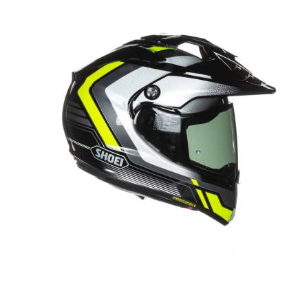 Cască Moto Integrală SHOEI HORNET ADV SOVEREIGN TC-3 · Verde-fluo / Gri  - 2