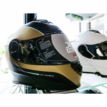 Cască Moto Flip-Up JET RUMBLE Scorpion · Galben / Negru  - 2