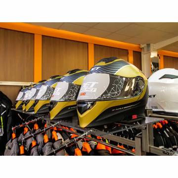 Cască Moto Flip-Up JET RUMBLE Scorpion · Galben / Negru  - 3