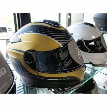 Cască Moto Flip-Up JET RUMBLE Scorpion · Galben / Negru  - 1