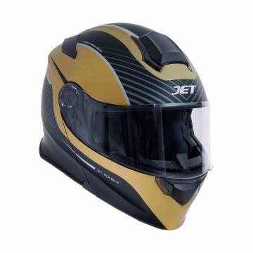 Cască Moto Flip-Up JET RUMBLE Scorpion · Galben / Negru  - 0