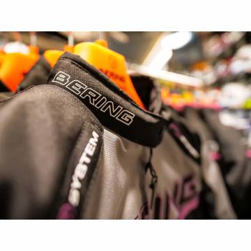 Geacă Moto Damă din Textil BERING LADY BARIO · Roz / Negru  - 14