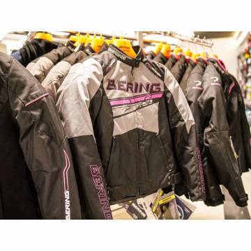 Geacă Moto Damă din Textil BERING LADY BARIO · Roz / Negru  - 9