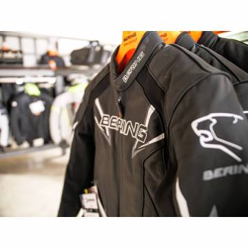 Geacă Moto din Piele & Textil BERING SKOPE · Negru  - 13