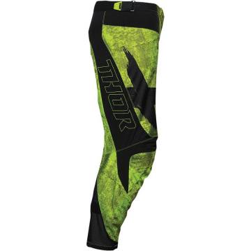 Pantaloni Enduro - Cross THOR PULSE HZRD · Verde / Negru  - 2
