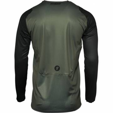 Tricou Enduro - Cross THOR PULSE RACER · Verde / Negru  - 1