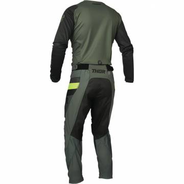 Tricou Enduro - Cross THOR PULSE RACER · Verde / Negru  - 3