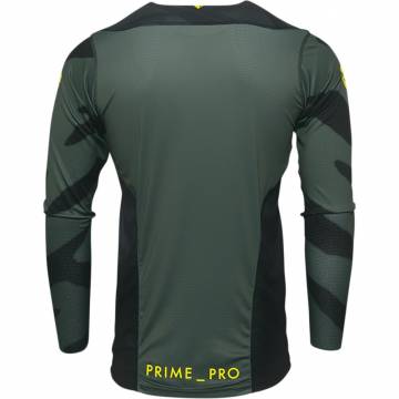 Tricou Enduro - Cross THOR PRIME PRO CAST · Verde / Negru  - 1