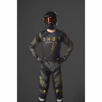 Tricou Enduro - Cross THOR PRIME PRO CAST · Verde / Negru  - 2