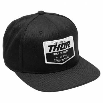 Șapcă Baseball THOR S23 CHEVRON · Negru / Alb  - 0