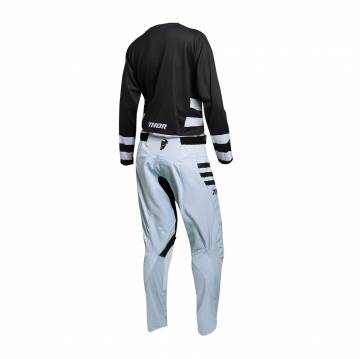 Tricou Enduro - Cross Damă THOR PULSE SAKURA · Negru / Alb  - 1