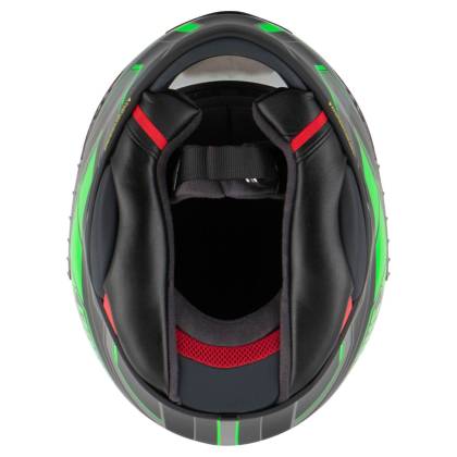 Cască Moto Integrală SHOEI NXR2 Prologue TC-4 · Negru / Verde / Gri  - 6