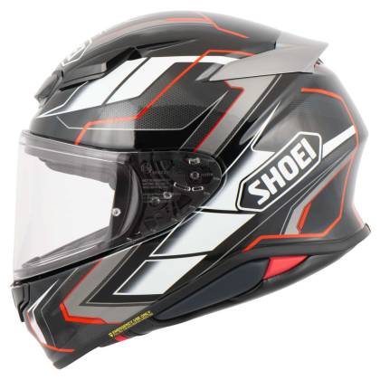 Cască Moto Integrală SHOEI NXR2 Prologue TC-5 · Negru / Alb / Roșu  - 3