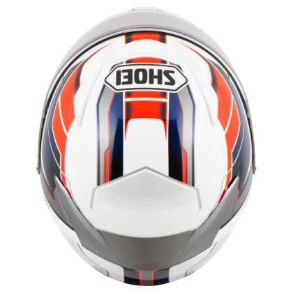 Cască Moto Integrală SHOEI NXR2 Prologue TC-10 · Alb / Roșu / Albastru  - 4