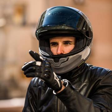 Cască Moto Integrală SHOEI NXR2 Nocturne TC-4 · Alb / Roșu  - 5