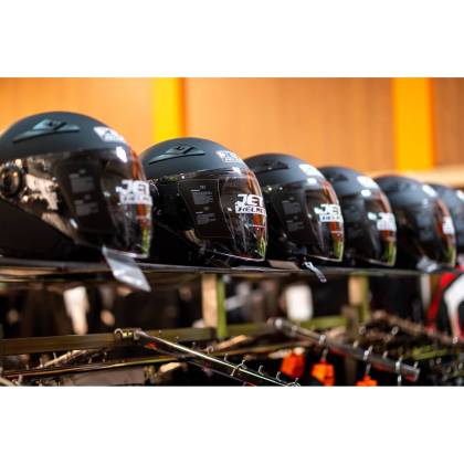 Cască Moto Open Face JET SONIC 2.0 · Negru Mat  - 2