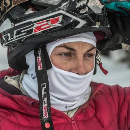 Cagulă moto SCHAMPA COOLSKIN BALACLAVA · Negru  - 1