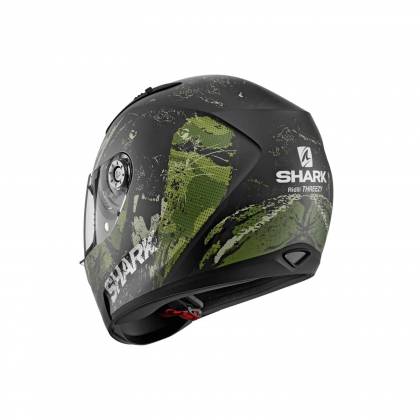 Cască Moto Integrală SHARK RIDILL THREEZY · Negru / Verde  - 1