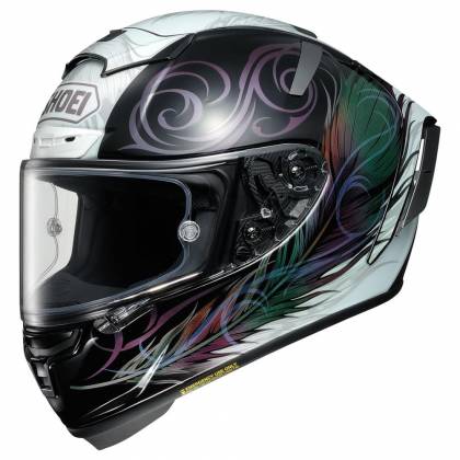 Cască Moto Integrală SHOEI X-SPIRIT III KUJAKU TC-10 · Negru / Alb / Roz  - 0